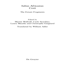 Iulius Africanus - Cesti. The Extant Fragments [Retail]
