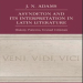 J. N. Adams - Asyndeton and its Interpretation in Latin Literature. History, Patterns, Textual Criticism