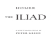 Homer, Peter Green - The Iliad (Retail)
